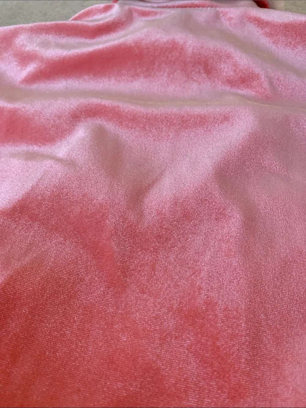 Baby / Toddler Pink Velvet Cape with Cream Faux Fur Collar